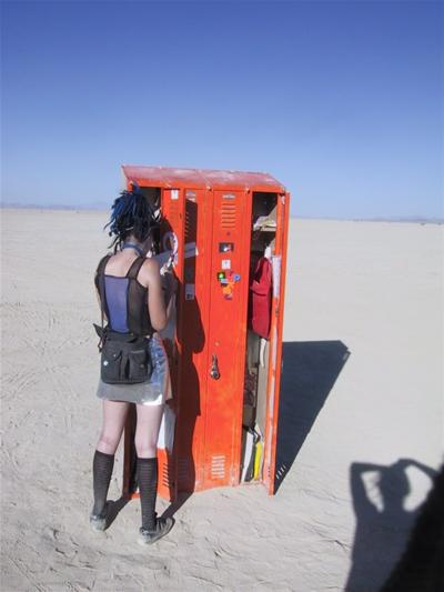 Orange Lockers